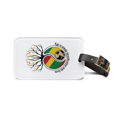 Rastafari Roots Luggage Tag – 'Ego Is Simply Identification With Form' Travel ID