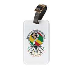 Rastafari Roots Luggage Tag – 'Ego Is Simply Identification With Form' Travel ID
