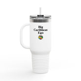 40oz Insulated Travel Mug — African Roots Logo with 'Know Your Identity' Design
