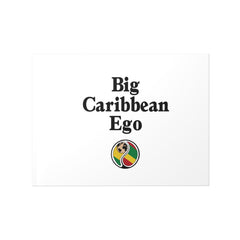 Hardcover Photo Book — "Big Caribbean Ego" Keepsake: Cultural Pride Photo Album