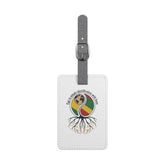 Rasta Roots Rectangle Luggage Tag — Reggae Flag Tree of Life Travel ID