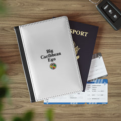 Passport Cover — "Big Caribbean Ego" Travel Passport Holder with Reggae-Inspired Emblem