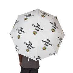 Umbrella - "Big Caribbean Ego" Semi-Automatic Foldable Travel Umbrella