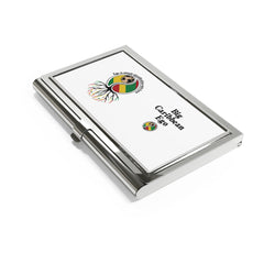 Caribbean Roots Business Card Holder — "Big Caribbean Ego" Design