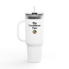 40oz Insulated Travel Mug — African Roots Logo with 'Know Your Identity' Design