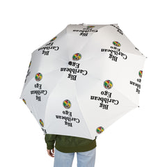 Umbrella - "Big Caribbean Ego" Semi-Automatic Foldable Travel Umbrella